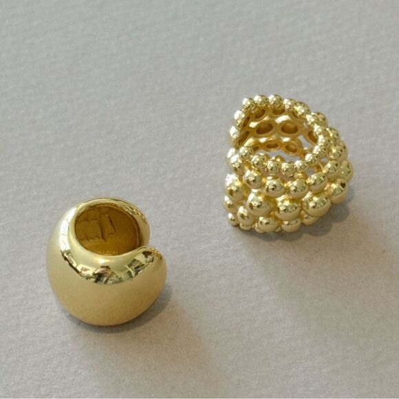 luxury cuff earrings A796 - Picture 2 of 3